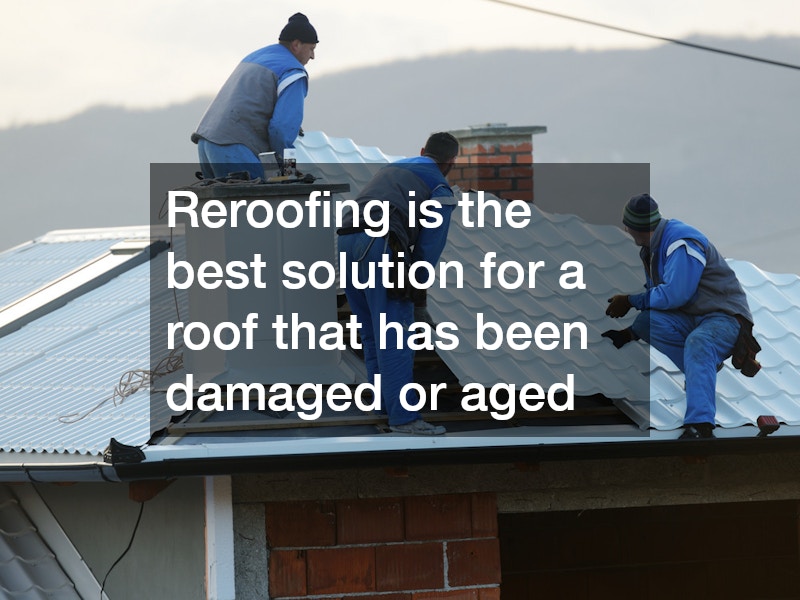 roofers installing a new roof